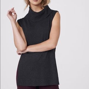 🆕 NWOT Melanie Lyne Sleeveless Cowl Neck Knit Tunic Sweater